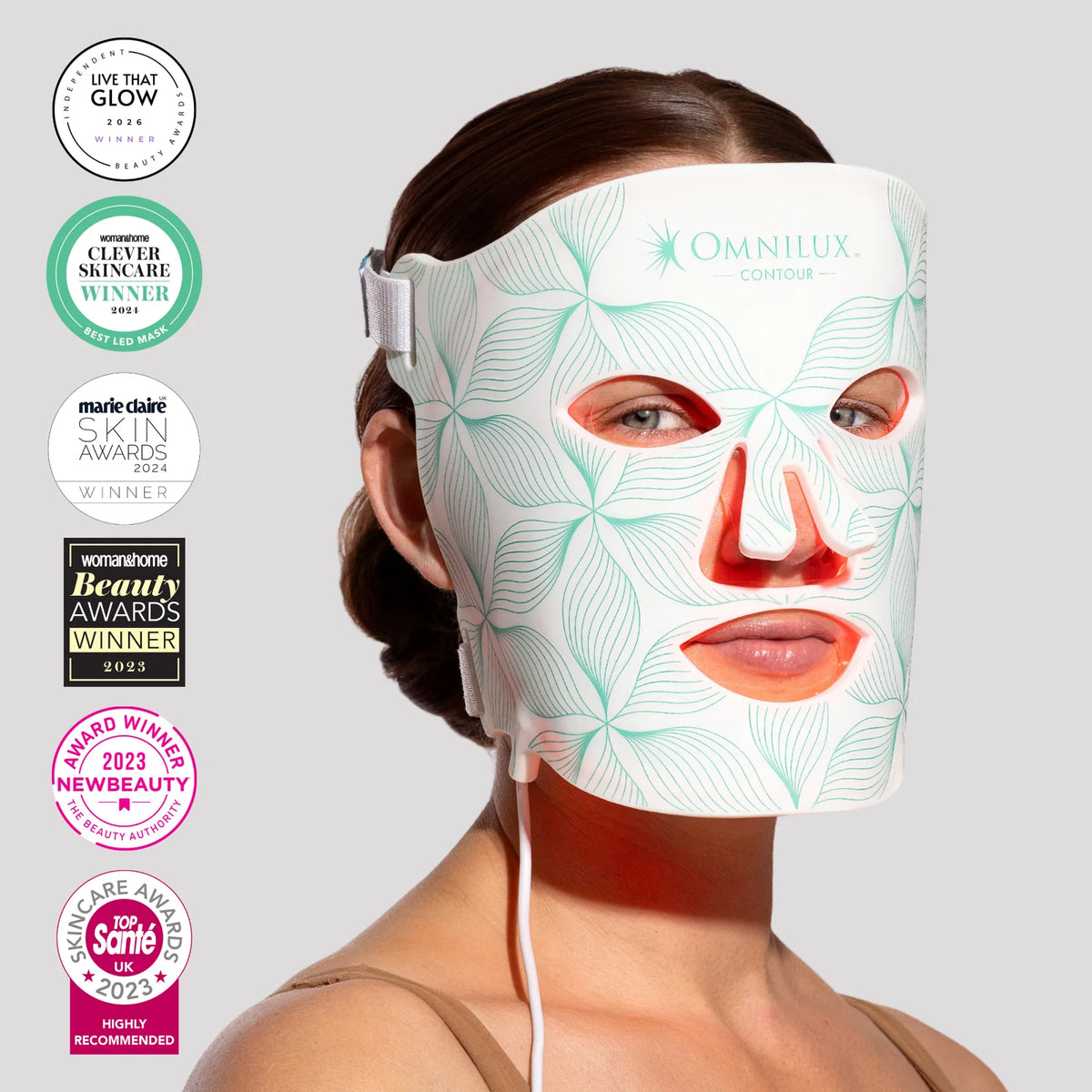 Omnilux Contour Face Antiaging Red and Near Infrared LED Mask